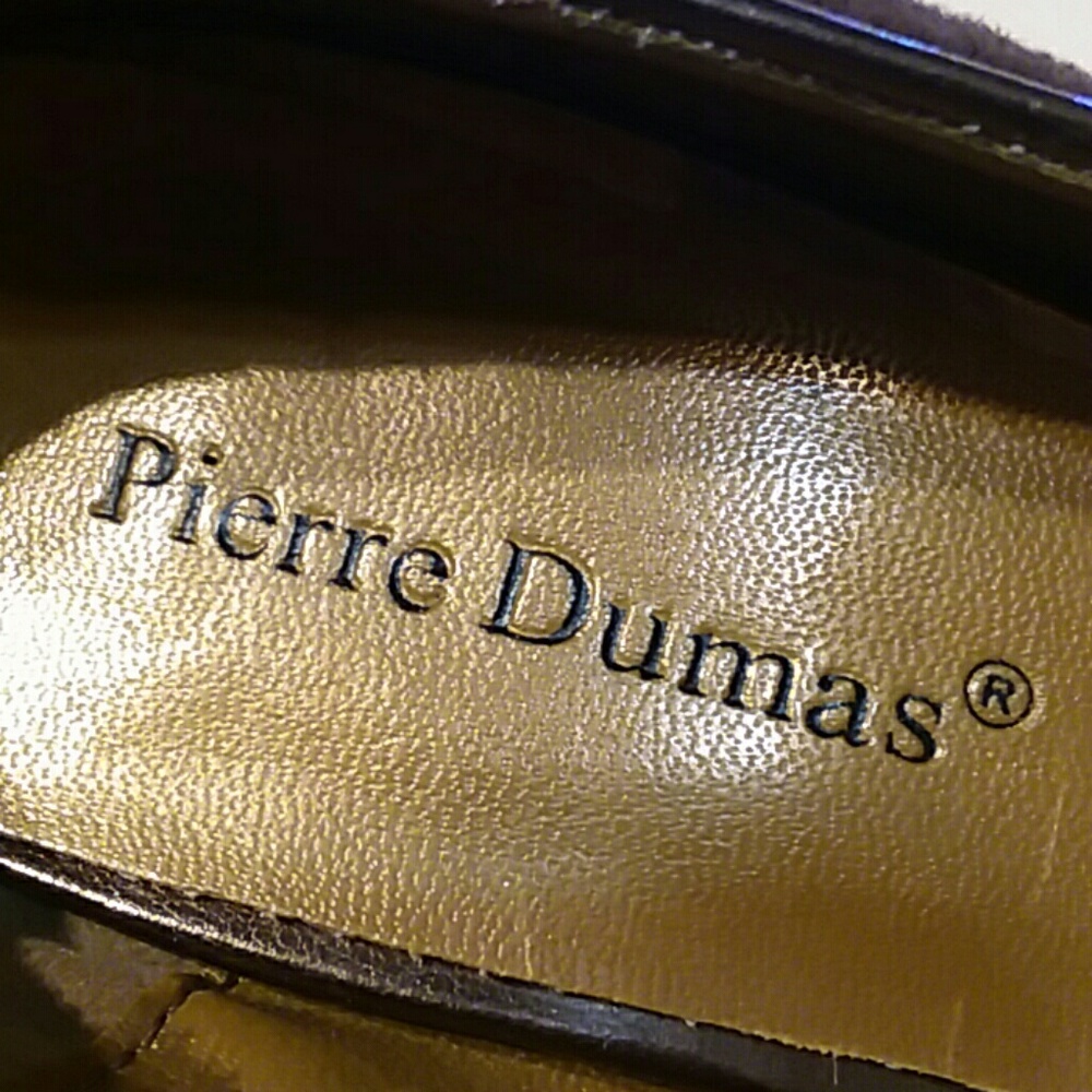 Pierre Dumas colorblock suede heels - Picture 5 of 8